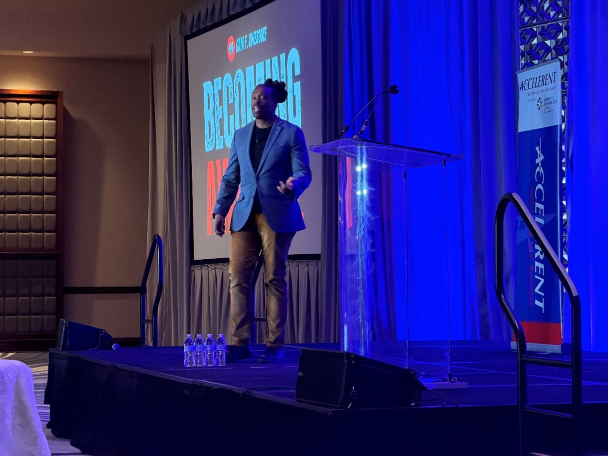 Cam Awesome at Accelerent Breakfast